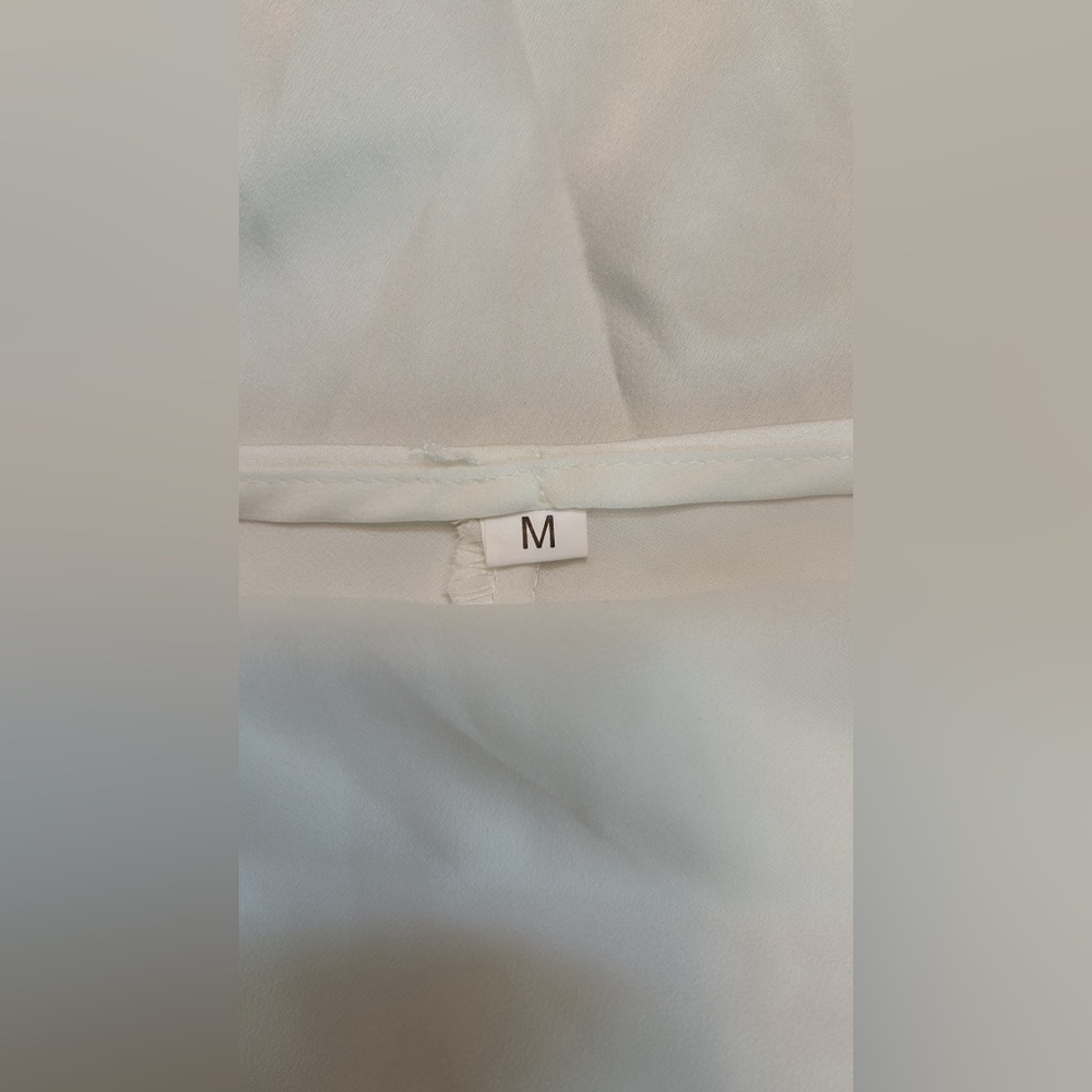 NWOT White Maxi Cocktail Dress Size M - Picture 4 of 9